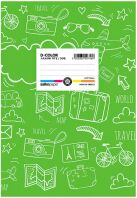 Salko Τετράδιο D-Color Λαχανί Ριγέ 17X25 50 Φύλλων (2746)