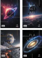 Salko Τετράδιο Planetarium Σπιράλ 17X25 2 Θεμάτων 120 Σελίδων-4 Σχέδια-1Τμχ (4802)