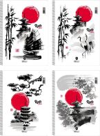 Salko Τετράδιο Kyoto Σπιράλ 21X29 1 Θέμα 60 Σελίδες-4 Σχέδια-1Τμχ (5856)