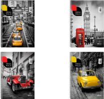 Salko Τετράδιο Megapolis Σπιράλ 21x29 3Θεμάτων 180Σελίδων-1Τμχ (6488)