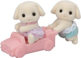 Sylvanian Families Flora Rabbit-Δίδυμα Μωρά (5737)