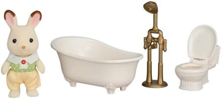 Sylvanian Families Chocolate Rabbit Boy's Bath Time Set (5779)