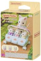 Sylvanian Families Floral Cat Τρίδυμα & Καρότσι (5880)