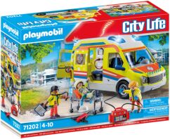 Playmobil Ασθενοφόρο Με Διασώστες (71202)