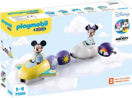 Playmobil 1.2.3. Τρενάκι Του Mickey Και Της Minnie Mouse (71320)