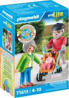 Playmobil Παππούς Και Γιαγιά Με Μωρό (71613)