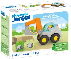 Playmobil Junior Φορτωτής Εκσκαφέας (71684)