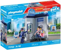 Playmobil Starter Pack Δωμάτιο Εξακρίβωσης Στοιχείων Συλληφθέντων (71733)