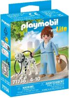 Playmobil Κοπέλα Με Σκυλί Δαλματίας (71736)