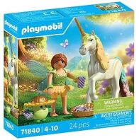 Playmobil Μονόκερος Με Πολύχρωμη Χαίτη Και Νεράϊδα (71840)
