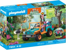 Playmobil Όχημα 4Χ4 Και Άγρια Ζώα (71854)