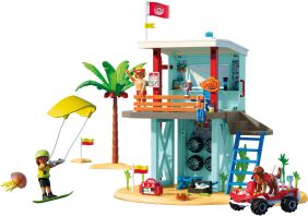 Playmobil Πύργος  Ναυαγοσώστη Και Όχημα Παραλίας (71903)