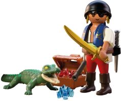 Playmobil Special Plus Πειρατής Εναντίον Αλιγάτορα (72154)