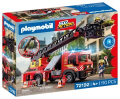 Playmobil Πυροσβεστικό Όχημα Με Σκάλα & Καλάθι (72192)