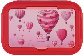 Estia Δοχείο Φαγητού Παιδικό 2 Διαμερισμάτων Με Κουτάλι/Πιρούνι Max Love Ascend (01-33712)