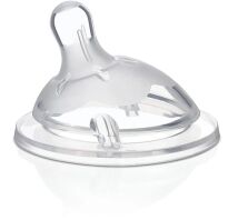 Chicco Θηλή Σιλικόνη Natural Feeling Μέτρια Ροή 2+Μηνών 2Τμχ (B50-81023-10)