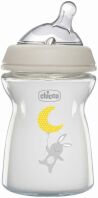 Chicco Μπιμπερό Γυάλινο Natural Feeling 250ml ΘΣ 0Μ+ (A50-81221-30)