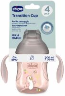 Chicco Κύπελλο Transition 4+ Μηνών Natural Ροζ (F04-06911-15)