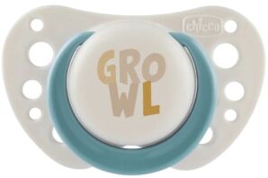 Chicco Πιπίλα Σ Physio Air Μπεζ-Σιέλ 0-6+ Μηνών 2Τμχ (C10-75088-92)