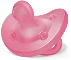 Chicco Πιπίλα Όλο Σιλικόνη Physio Soft/Ροζ 16-36 Μηνών (C60-73091-93)