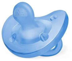 Chicco Πιπίλα Όλο Σιλικόνη Physio Soft/Σιέλ 6-16 Μηνών (C60-73091-95)