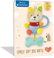 Baby Clementoni Κουδουνίστρα Μαλακό Σκυλάκι (1000-17443)