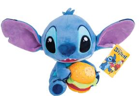 Λούτρινο Disney-Stitch Με Burger 25cm. (1607-01732)
