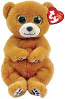 Λούτρινο Beanie Bellies Αρκουδάκι Καφέ 15cm (1607-40549)