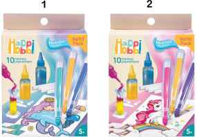 Μαθαίνω & Δημιουργώ Εργαστήριο Μαρκαδόρων Refill Pack-2 Σχέδια (1038-11031)