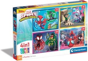 Παζλ 4 In 1 Spidey & Οι Απίθανοι Φίλοι Του (1200-21528)