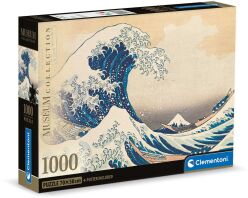 Clementoni Παζλ 1000 Museum Hokusai:The Great Wave (1260-39707)