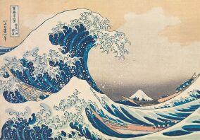 Clementoni Παζλ 1000 Museum Hokusai:The Great Wave (1260-39707)