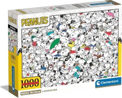 Clementoni Παζλ 1000 Impossible Peanuts (1260-39804)