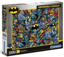 Clementoni Παζλ 1000 Impossible Batman (1260-39906)