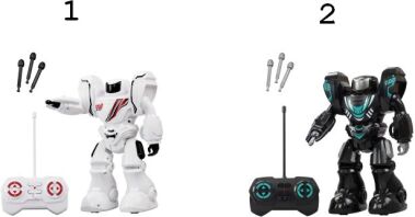 Silverit Τηλεκατευθυνόμενο Robot Robo Blast One-2 Σχέδια (7530-88589)