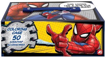 Spiderman Χάρτινο Βαλιτσάκι Με Σετ Ζωγραφικής (1023-69008)