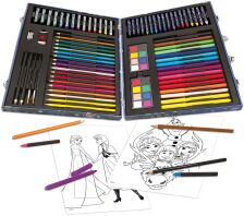 Frozen Κασετίνα Ζωγραφικής Deluxe 100 Αξεσουάρ (1038-82054)