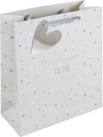 Eurowrap Χάρτινη Τσάντα Welcome To The World Medium (35407-3C)