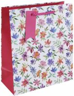 Eurowrap Χάρτινη Τσάντα Flowers Medium (34915-3C)