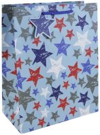 Eurowrap Χάρτινη Τσάντα Stars Large (34924-2C)