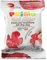 Primo Πηλός Glitter Red 250gr (2859MOD250G10)