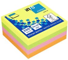 Info Notes Αυτοκόλλητα Χαρτάκια Brilliant Mini 50X50mm 240 Φύλλων (5658-39)