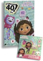 Gabby's Dollhouse-40 Αυτοκόλλητα Plus-Δώρο Μαγνητικό Puzzle (9786182490860)