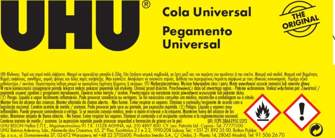 UHU Κόλλα Γενικής Χρήσης Νο13 35ml (64447) (2)