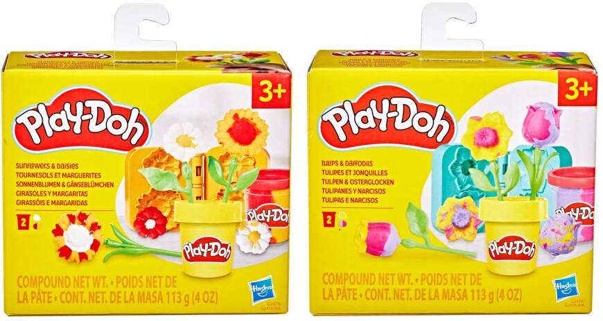 Playdoh Lil Flowers-2 Σχέδια (G2476) (2)
