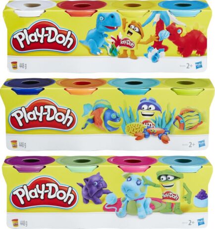 Playdoh Classic Color-3 Σχέδια (B5517) (2)
