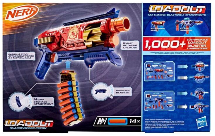 Λαμπάδα Nerf Loadout Shadowspeed Recon (G1759) (8)