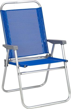 Πολυθρόνα Παραλίας Αλουμινίου Πτυσσόμενη Μπλε 65x56x92 cm (03.CH-160-DB) (0)