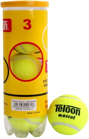 Σετ 3 Μπαλάκια Τέννις Teloon (03.TBALL/3) (0)