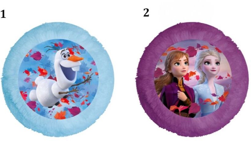 Μπάλα Χνουδωτή Frozen 23εκ. - 2 Σχέδια (52654) (1)